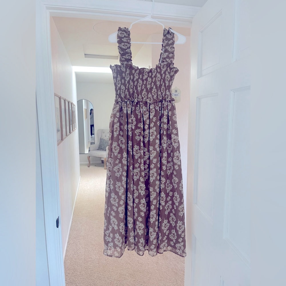 Altered State Maxi Dress. Size M. Color: Rust/Brown